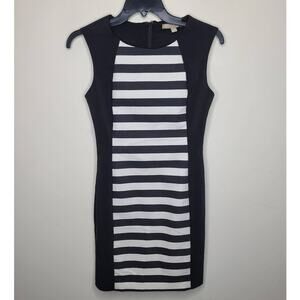 Banana Republic black white striped dress - 0P